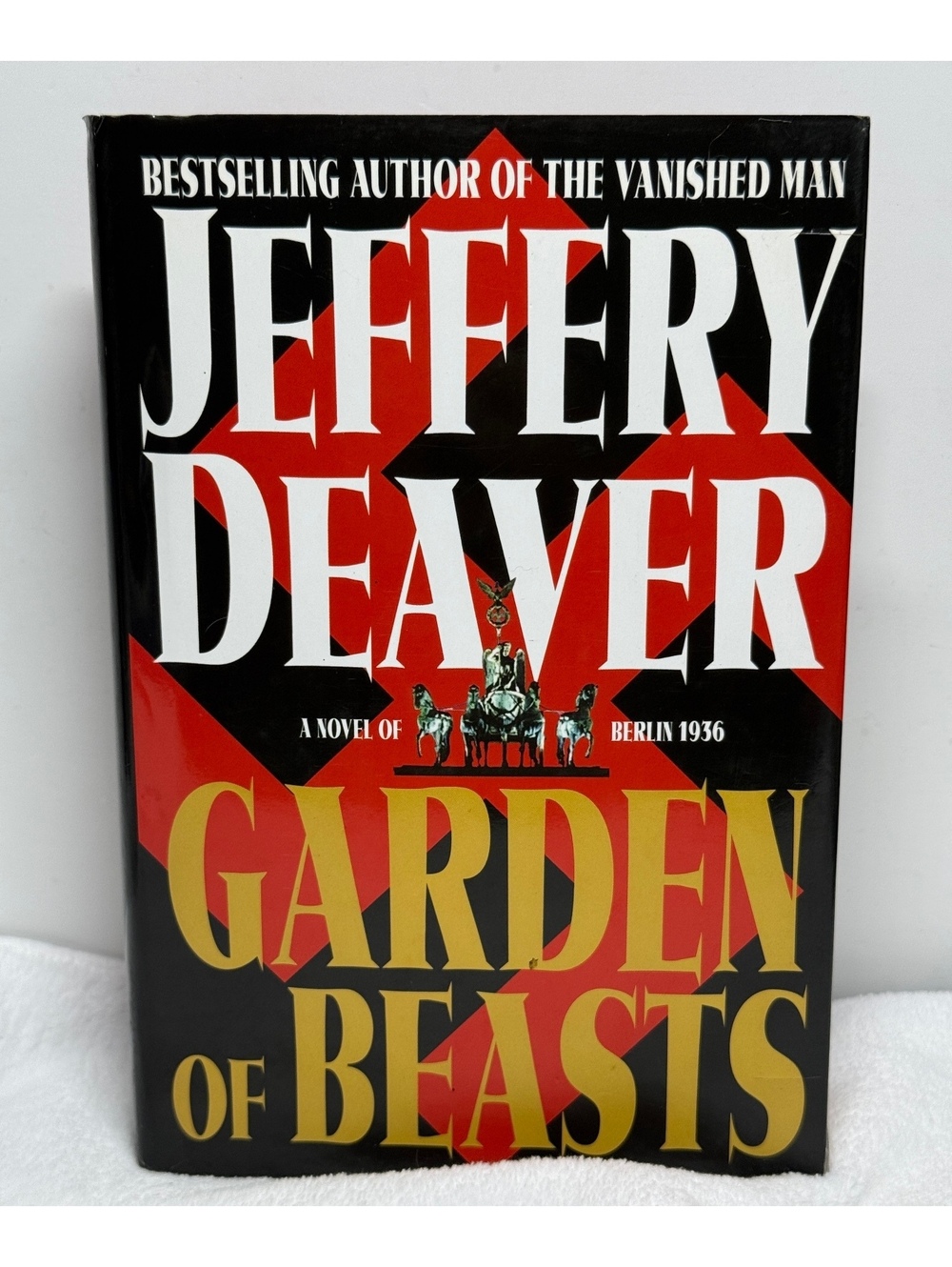 Garden of Beasts Jeffery Deaver 2004 1st Edition Hardcover Historical Thriller
